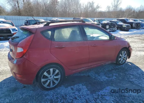 2013 Hyundai Accent Gls из США, поврежденный, VIN KMHCU5AEXDU100027